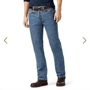 LEVI'S 501 Original Fit Stone Washed Jeans - Denim 32x30